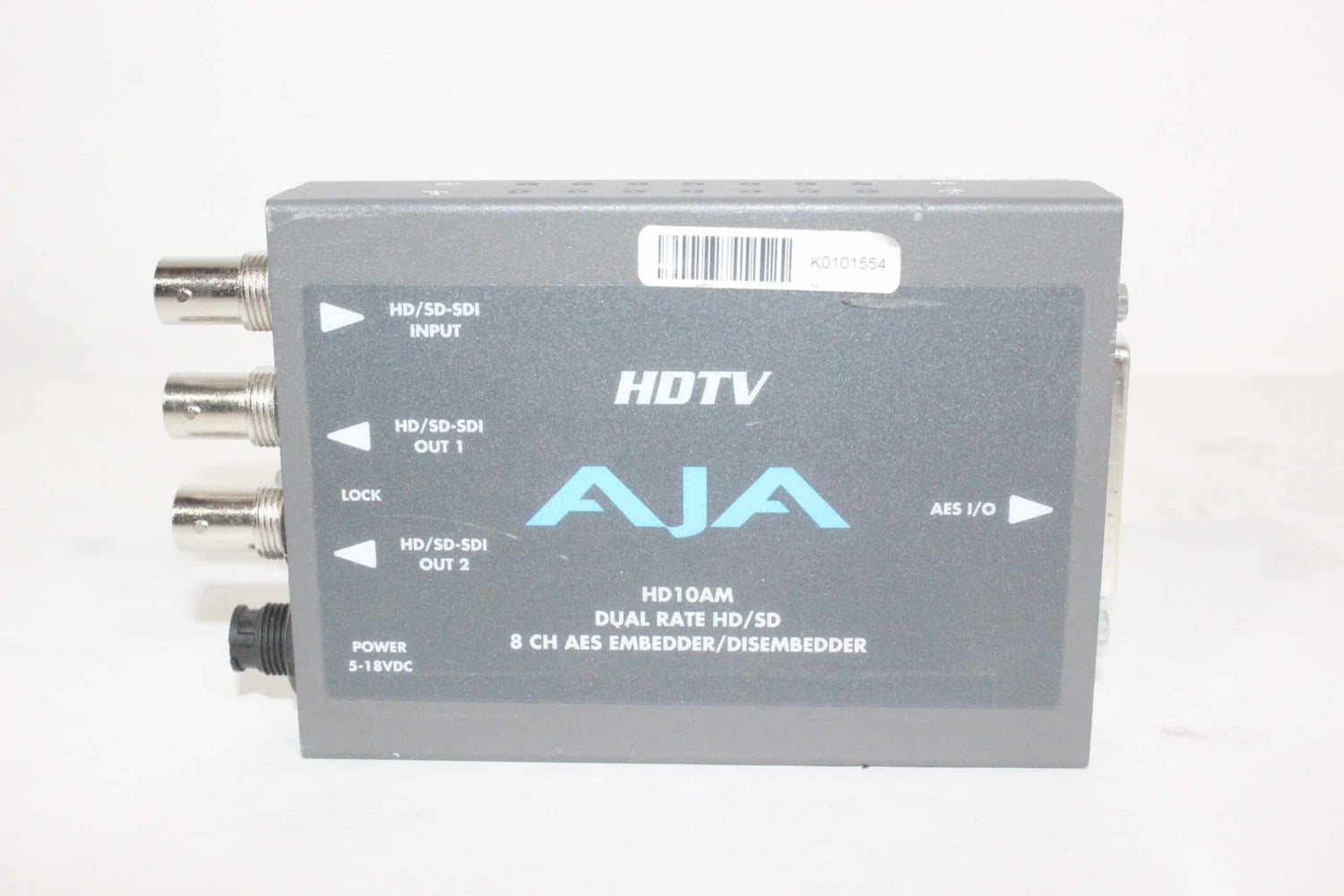 AJA HD10AM Dual Rate HD/SD 8-Channel AES Embedder/Disembedder
