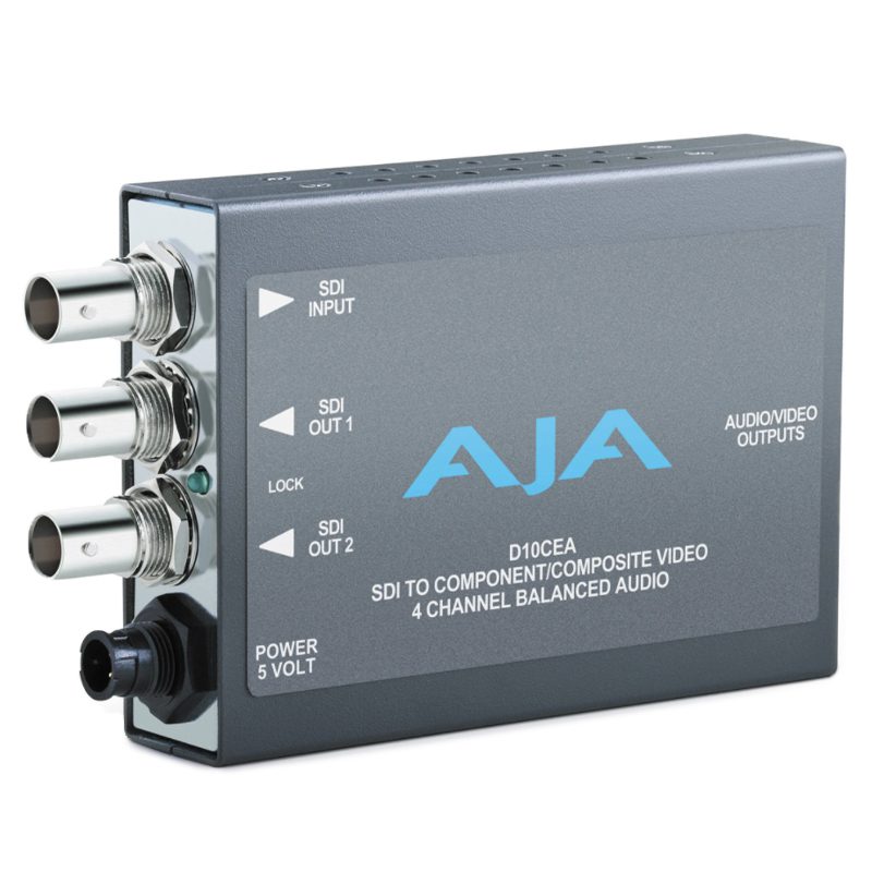 AJA HD10CEA SD/HD-SDI to Analog Audio/Video Converter