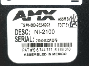 AMX NI-2100 Netlinx Audio/Video Controller
