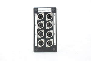 APANTAC GPI TALLY (8) INPUT PIN OUTLET W/MONITOR CONNECTION