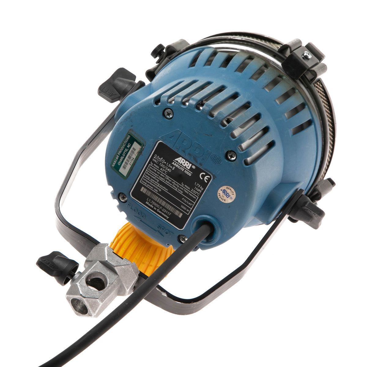 ARRI ARRILITE Open-faced Tungsten Flood Light, 1000 Watts, 120 Volts AC. V