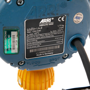ARRI ARRILITE Open-faced Tungsten Flood Light, 1000 Watts, 120 Volts AC. V