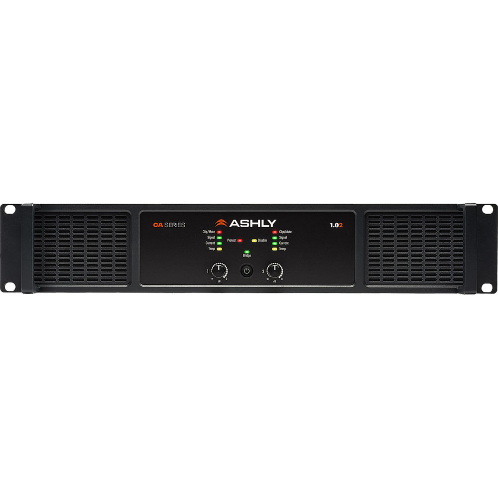 Ashly CA-1.02 High-Efficiency 2-Channel 1000W Installation Amplifier