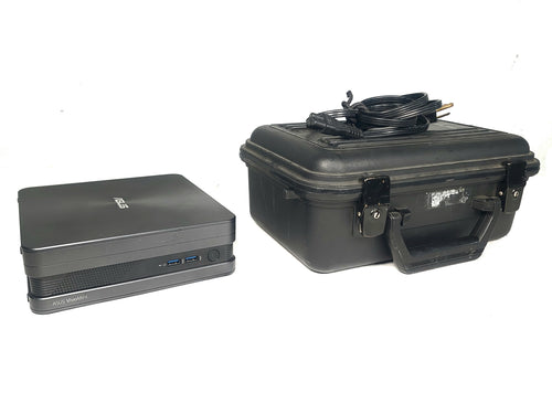 ASUS VC65R VivoMini CPU w/ Converter & PSU in Carrying Case