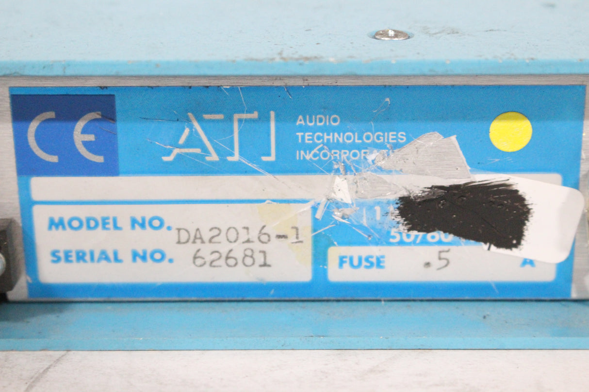 ATI DA2016 Rackmount Audio Distribution Amplifier