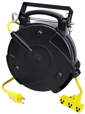 Alert ProReel 40' Heavy-Duty Retractable Extension Cord Reel