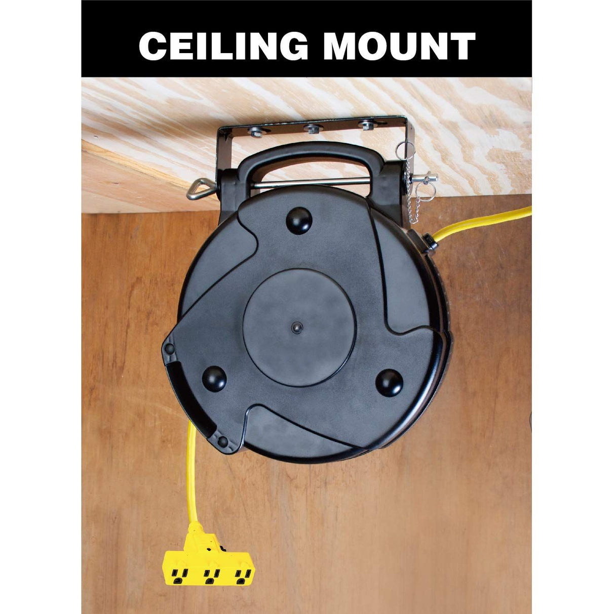 Alert ProReel 40' Heavy-Duty Retractable Extension Cord Reel