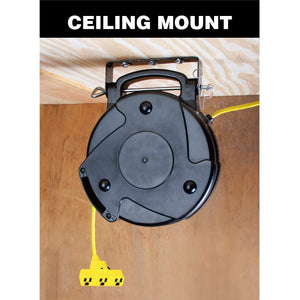 Alert ProReel 40' Heavy-Duty Retractable Extension Cord Reel