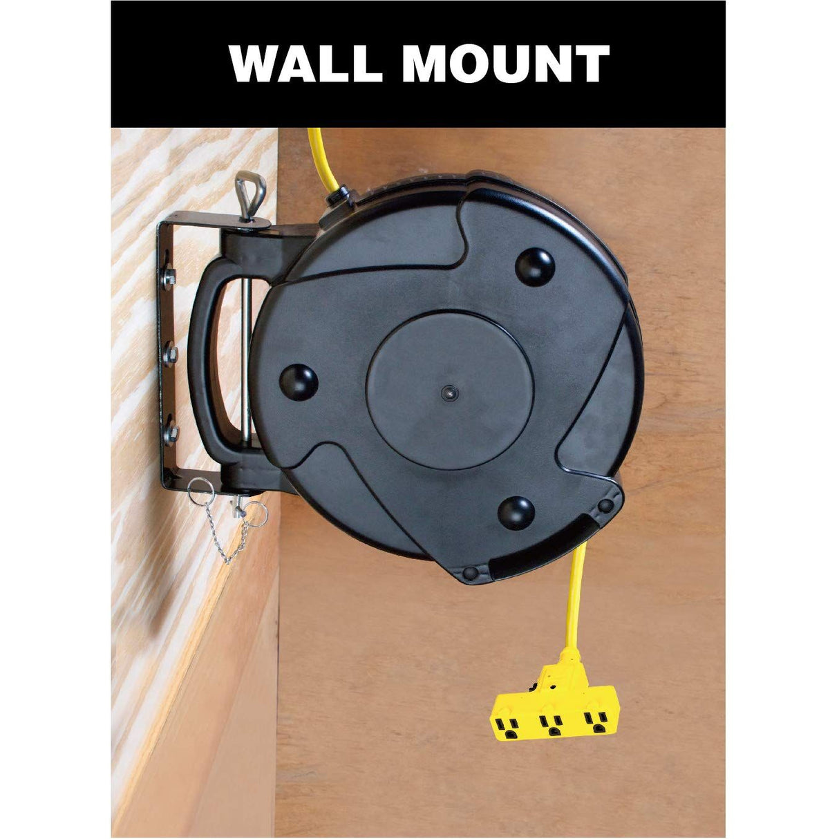 Alert ProReel 40' Heavy-Duty Retractable Extension Cord Reel