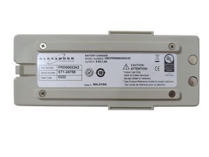 Alexander Technologies UBC30000 4 Slot Universal Battery Charger w/ (4) Alexander Technologies UBCPRD0002343L02, (4) RTS Rechargeable Li-Ion Battery Pack