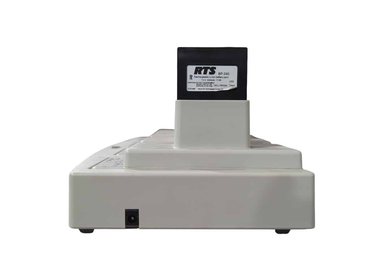 Alexander Technologies UBC30000 4 Slot Universal Battery Charger w/ (4) Alexander Technologies UBCPRD0002343L02, (4) RTS Rechargeable Li-Ion Battery Pack