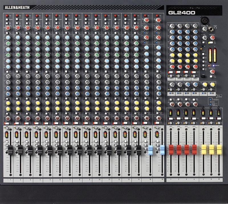 Allen & Heath GL2400-416 16-Channel Analog Mixer