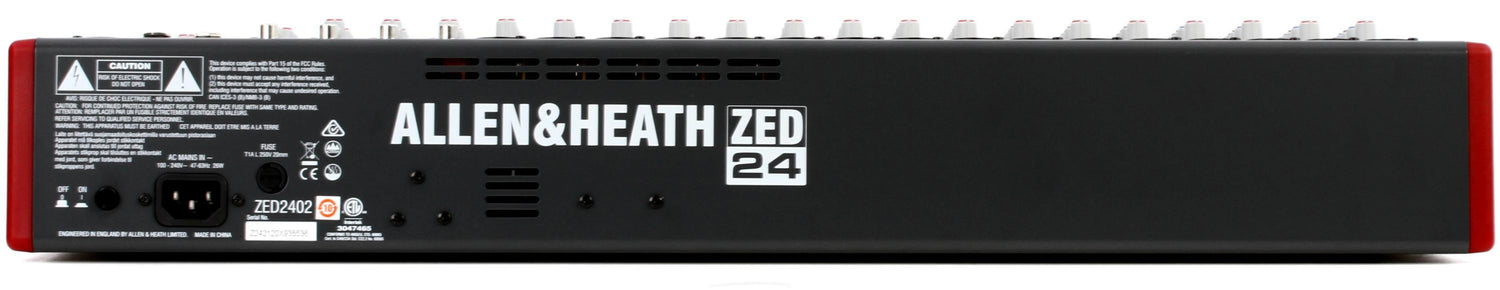 Allen & Heath ZED-24 24 Channel Mixer - 4