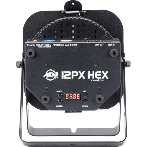 American DJ 12PX HEX LED Par Fixture (RGBAW+UV, Black) [B-Stock]