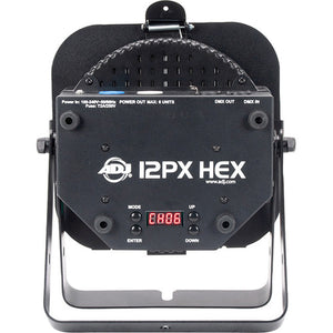 American DJ 12PX HEX LED Par Fixture (RGBAW+UV, Black) [B-Stock]