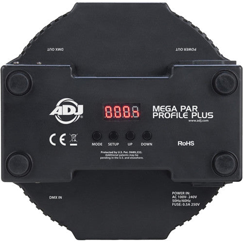 American DJ Mega Flat Pak 8 Plus 8x Mega Par Profile Plus LED Pars, 7x DMX Cable, and Bag [B-Stock]