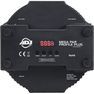 American DJ Mega Flat Pak 8 Plus 8x Mega Par Profile Plus LED Pars, 7x DMX Cable, and Bag [B-Stock]