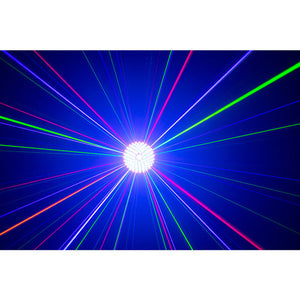 American DJ Startec Rayzer 2-FX-In-1 RGB LED and Laser Party Light [B-Stock]