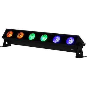 American DJ UBL6H RGBAL+UV Linear Light Bar with Diffusion Filter (6 LEDs) [B-Stock]