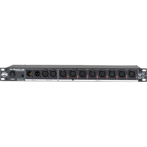 American Audio D4B100 D4 Branch RM 4-Way DMX Distributor/Booster