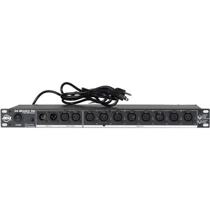 American Audio D4B100 D4 Branch RM 4-Way DMX Distributor/Booster