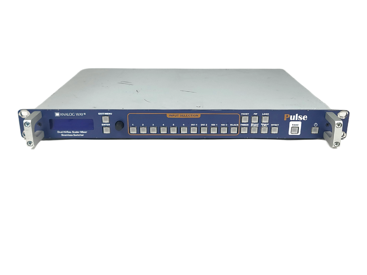 Analog Way PLS-300 Pulse Dual Scaler Hi-Resolution Mixer Seamless Switcher