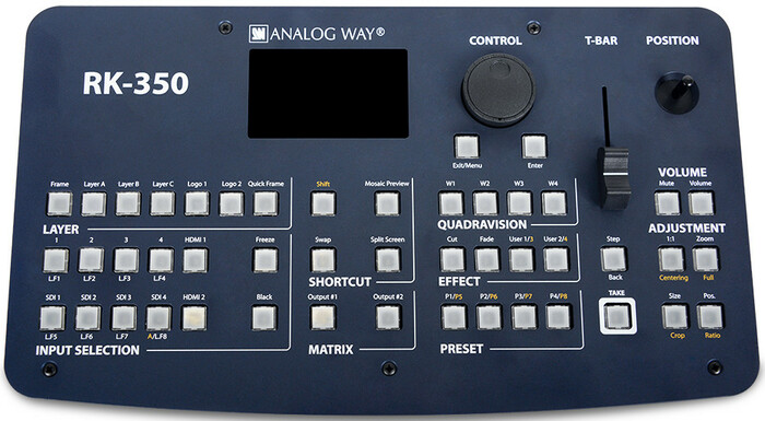 Analog Way RK‑350 Remote Control Keypad