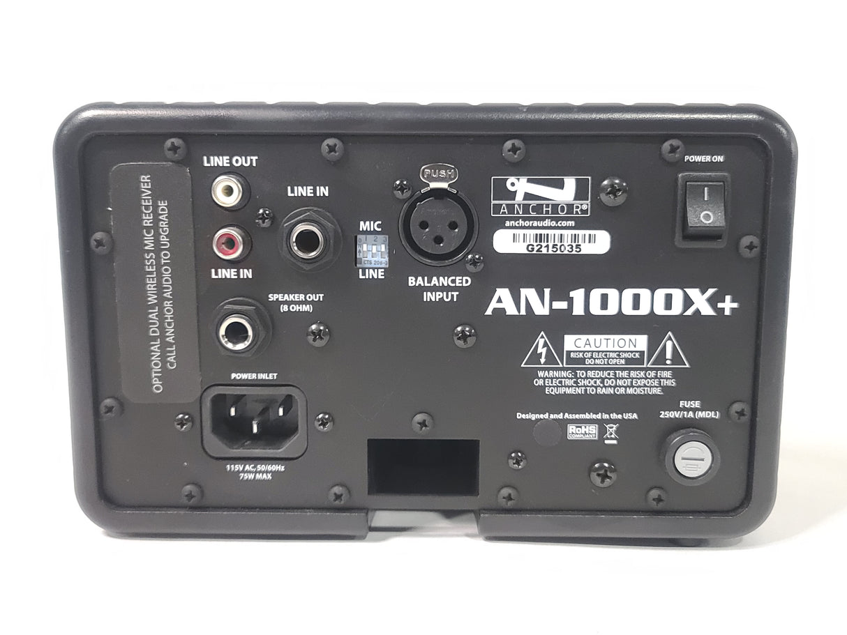 Anchor Audio AN-1000X+ Powered Speaker Monitor (Needs Repair)