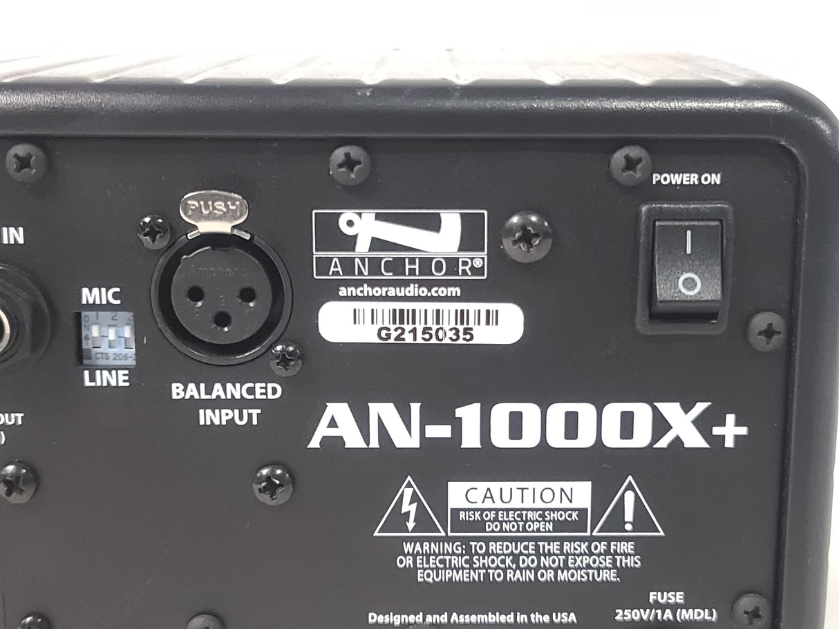 Anchor Audio AN-1000X+ Powered Speaker Monitor (Needs Repair)