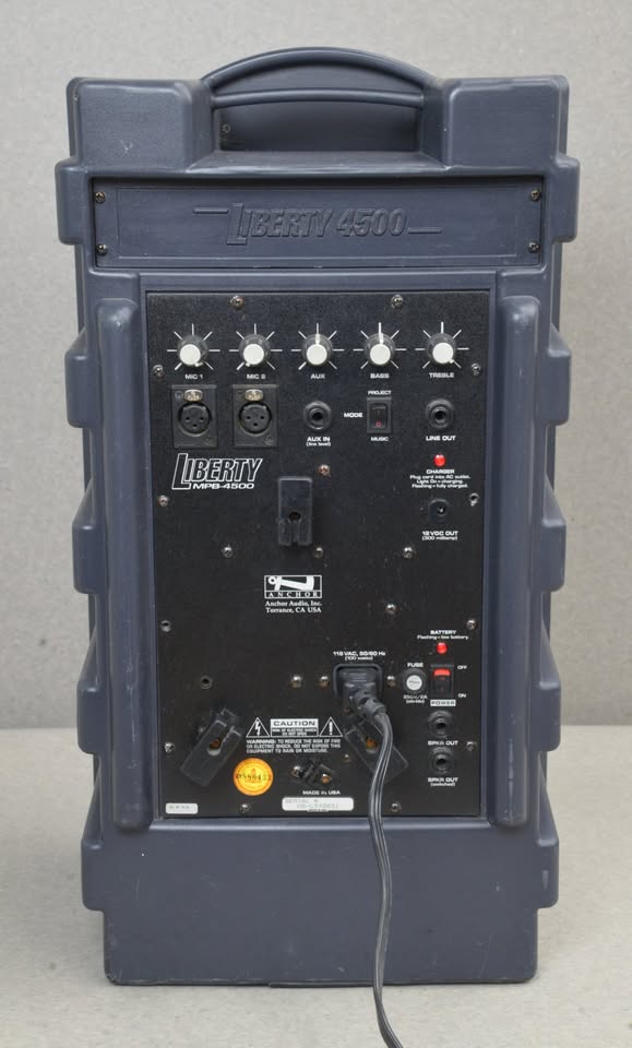 Anchor LibertyMPB-4500 Indoor/Outdoor Portable Powered Speaker Audio System