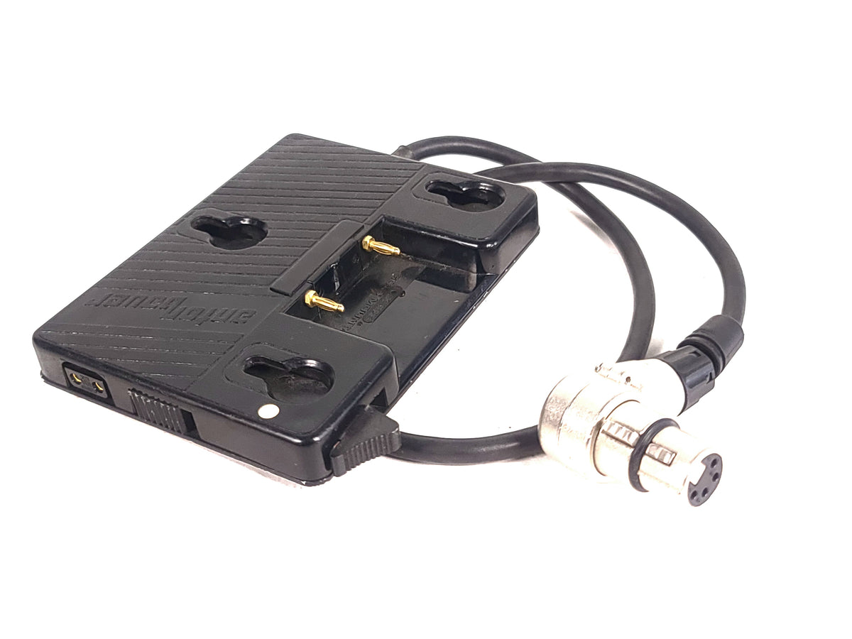 Anton Bauer Gold Mount Battery Plate w/ 4-Pin XLR Cable