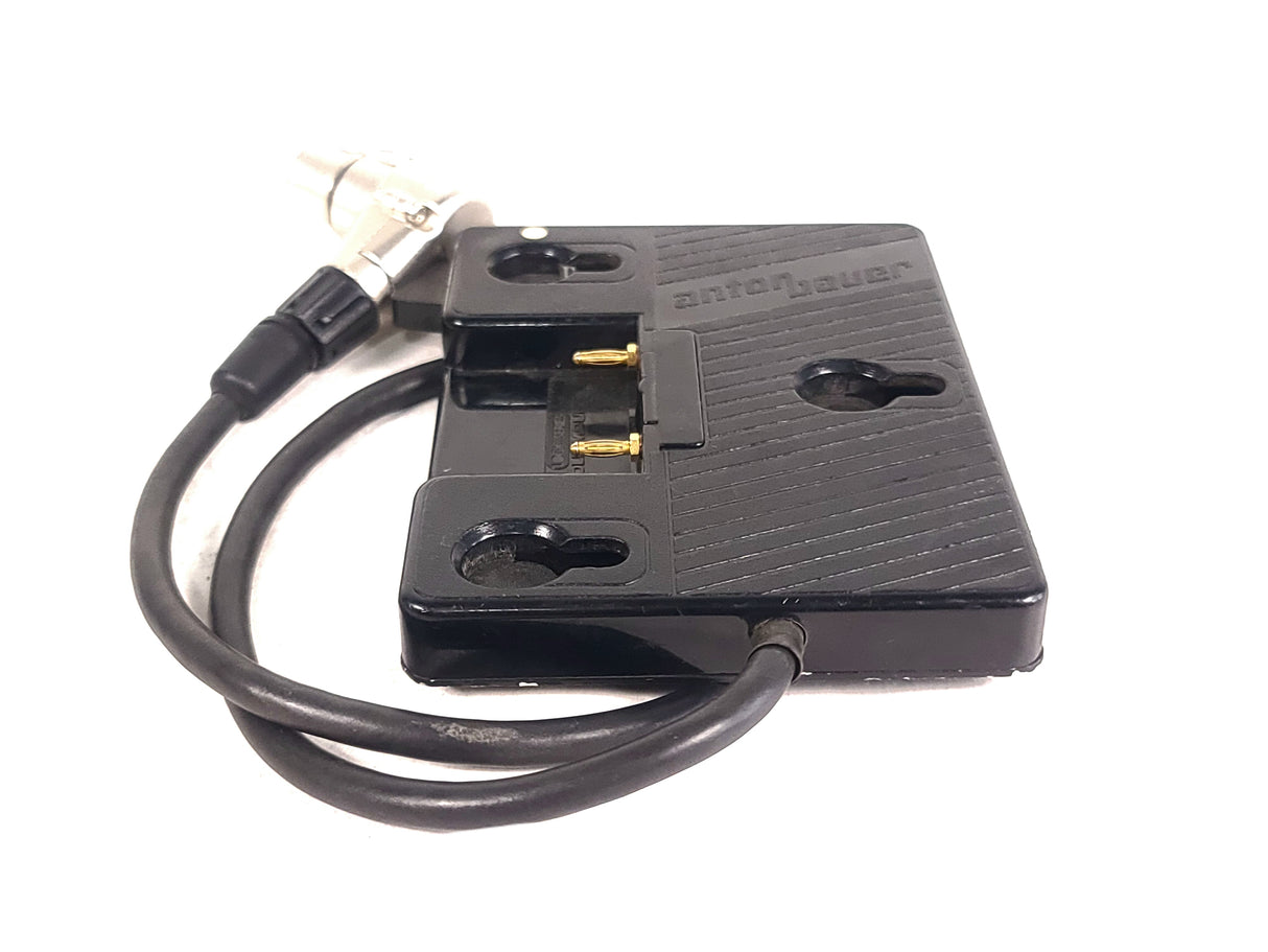 Anton Bauer Gold Mount Battery Plate w/ 4-Pin XLR Cable
