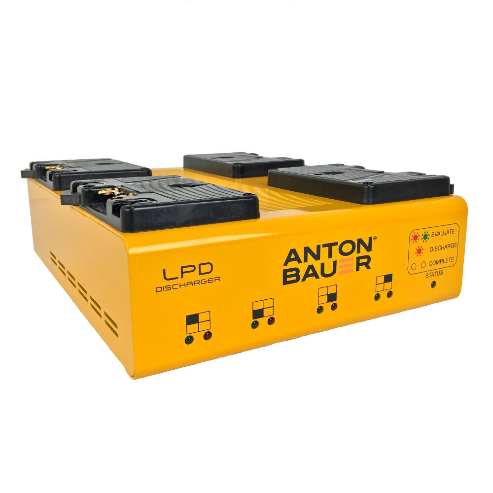 Anton Bauer 8475-0135 LPD Quad Gold Mount Discharger