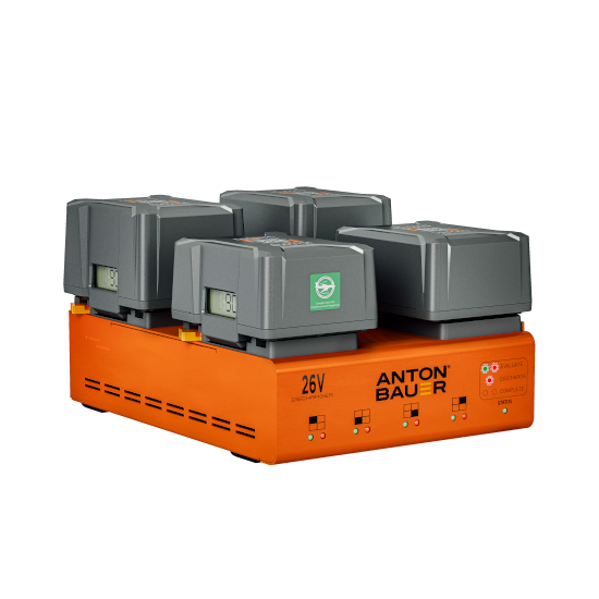 Anton Bauer 8475-0139 26V LPD Quad Gold Mount Plus Discharger