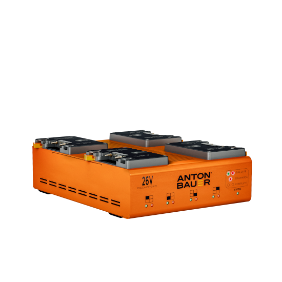 Anton Bauer 8475-0139 26V LPD Quad Gold Mount Plus Discharger