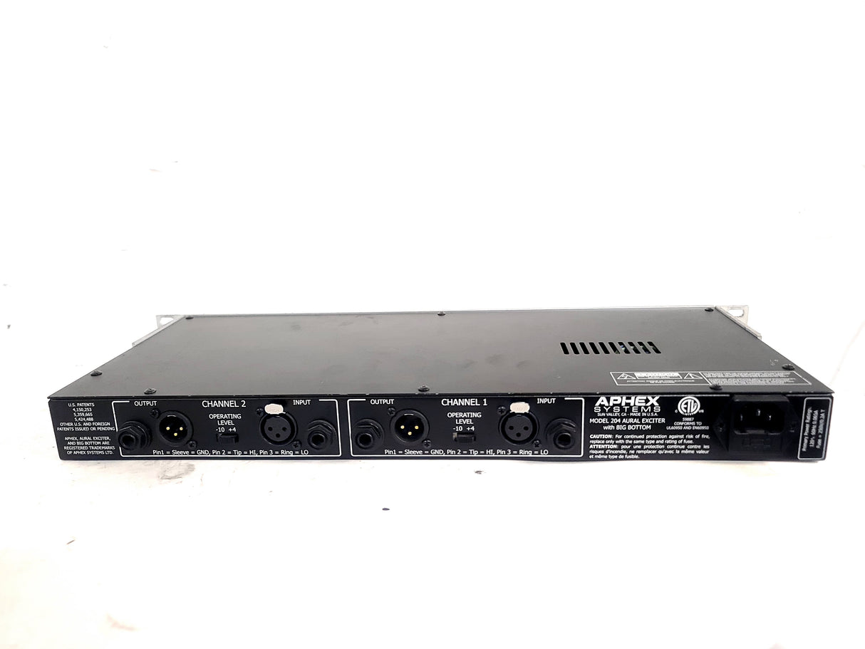 Aphex 204 Aural Exciter With Big Bottom (Needs Repair)
