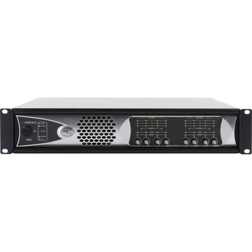 Ashly 8-Channel 2000W Network-Enabled Power Amplifier with OPDAC8 and OPDante Cards