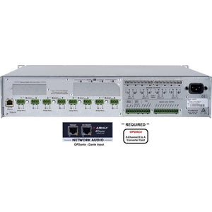 Ashly 8-Channel 2000W Network-Enabled Power Amplifier with OPDAC8 and OPDante Cards