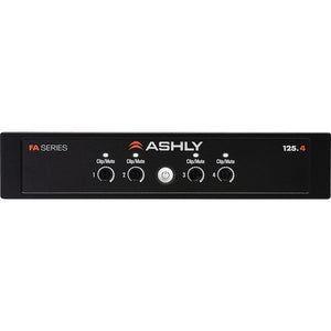 Ashly FA-125.4 4-Channel Installation Amplifier (1 RU, 1/2 Rack)