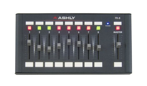 Ashly FR-8 Network 8-Channel Remote Fader Console