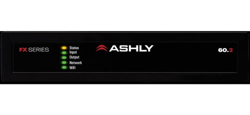 Ashly FX60.2 Multipurpose Installation Network Amplifier with DSP (1 RU, 1/2 Rack)