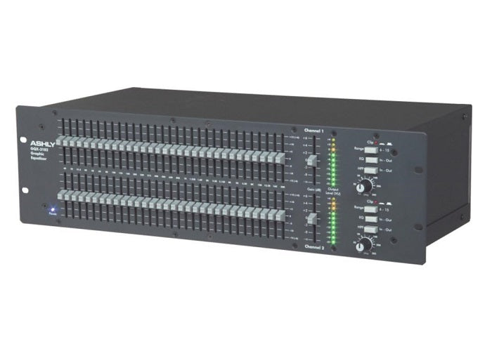 Ashly GQX-3102 Series Dual Channel 31-Band Graphic Equalizer