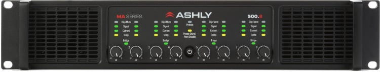 Ashly MA-500.8 4,000W 8-channel Power Amplifier