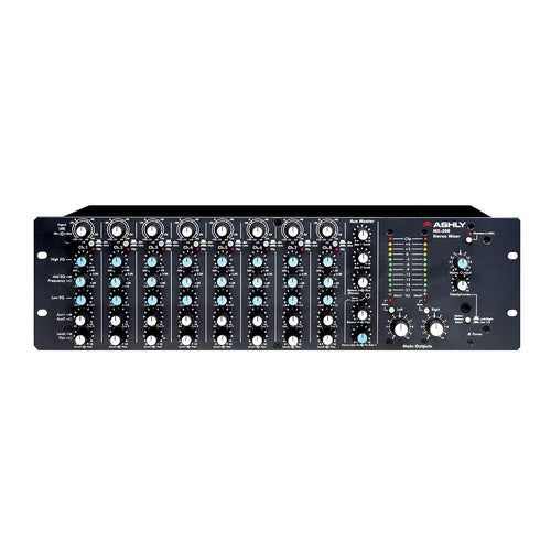 Ashly MX-508 8-Channel 3RU Stereo Microphone/Line Mixer with EQ and AUX Sends