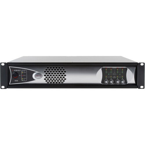 Ashly PEMA 4250.25 Network Power Amplifier 4 x 250W @ 25V with 8x8 Protea DSP