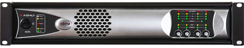 Ashly PEMA 4250 4-Channel Power Amplifier, 250W at 4 Ohms, 8x8 DSP Matrix
