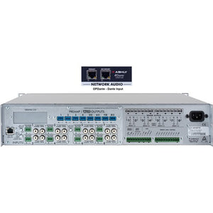 Ashly PEMA 8125.70D 8-Channel 1000W Pema Network Power Amplifier with OPDante Card & Protea DSP Software Suite (70V)