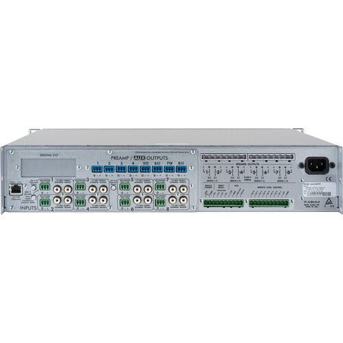 Ashly PEMA 8250.25 Network Amplifier with 8 x 8 DSP Plus CobraNet Option Card