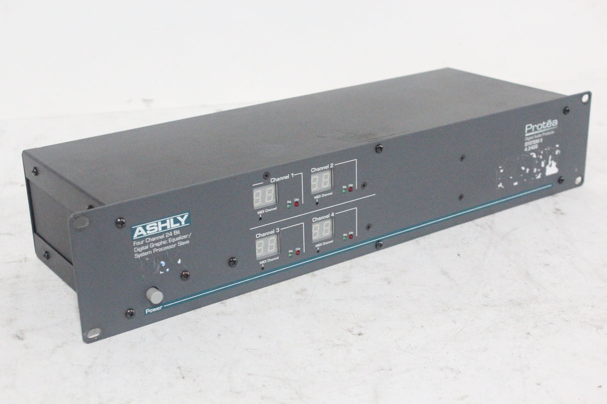 Ashly Protea System II 4.24 GS, 4 Channel 24 Bit Digital Graphic Equalizer System Processor Slave