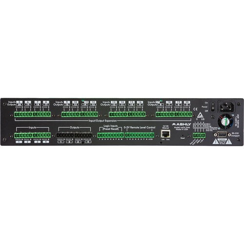 Ashly Protea ne24.24MT Matrix Digital Signal Processor with 4x8 I/O and GPO Logic Card